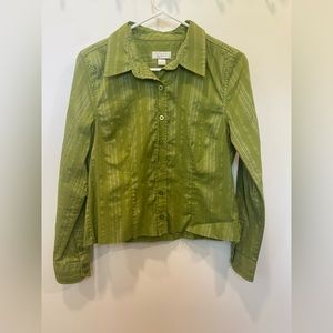 Lime Green Collared Shirt